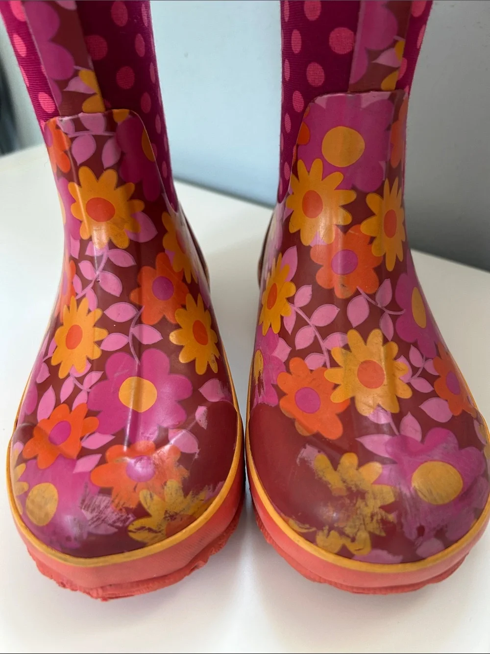 BOGS Flower Dots Youth Rain/Snow Boot